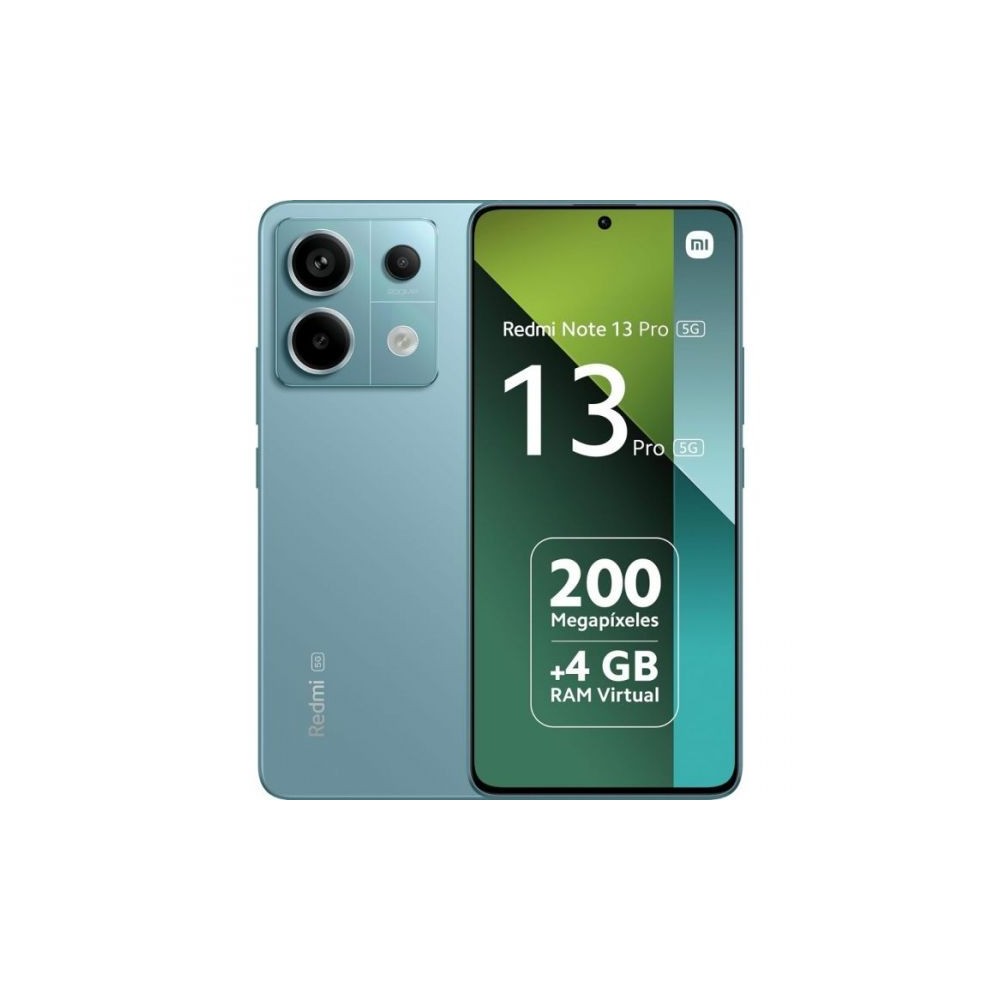 SMARTPHONE XIAOMI REDMI NOTE 13 PRO 5G 8256GB DUOS OCEAN TEAL ITALIA