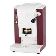 MACCHINA DA CAFFE FABER SLOT PLAST BASIC TELAIO BORGOGNA PLASTICHE BIANCO PRESSACIALDA IN OTTONE SPBORBBASOTT