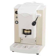 MACCHINA DA CAFFE FABER SLOT PLAST BASIC TELAIO BIANCO PLASTICHE AVORIO PRESSACIALDA IN OTTONE SPSABBBASOTT