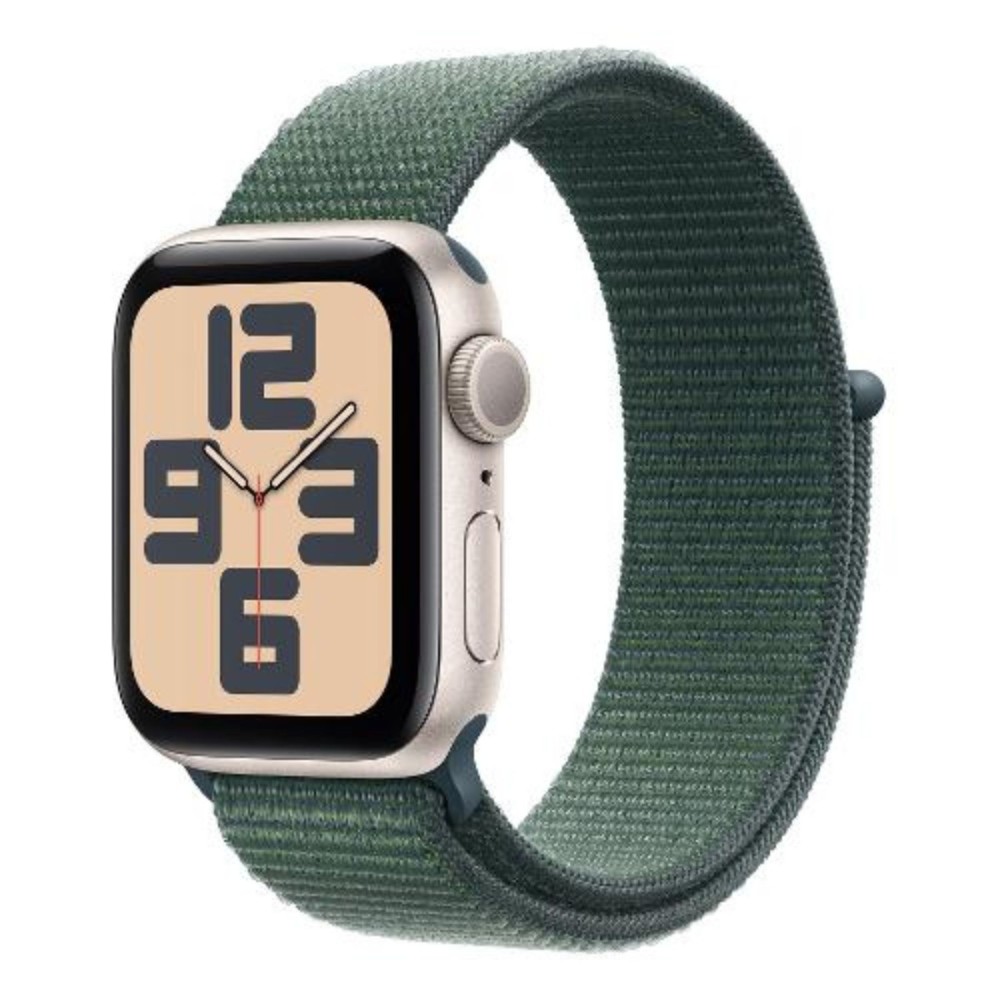 SMARTWATCH APPLE WATCH SE 2 44MM GPS ALLUMINIO STARLIGHT CON CINTURINO SPORT LOOP LAKE GREEN MXEW3QL/A ITALIA