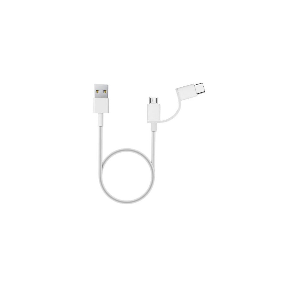 CAVO DATI/CARICAPER SMARTPHONE USB-MICRO USB TO TYPE-C 1M XIAOMI BLACK SJV4082TY WHITE