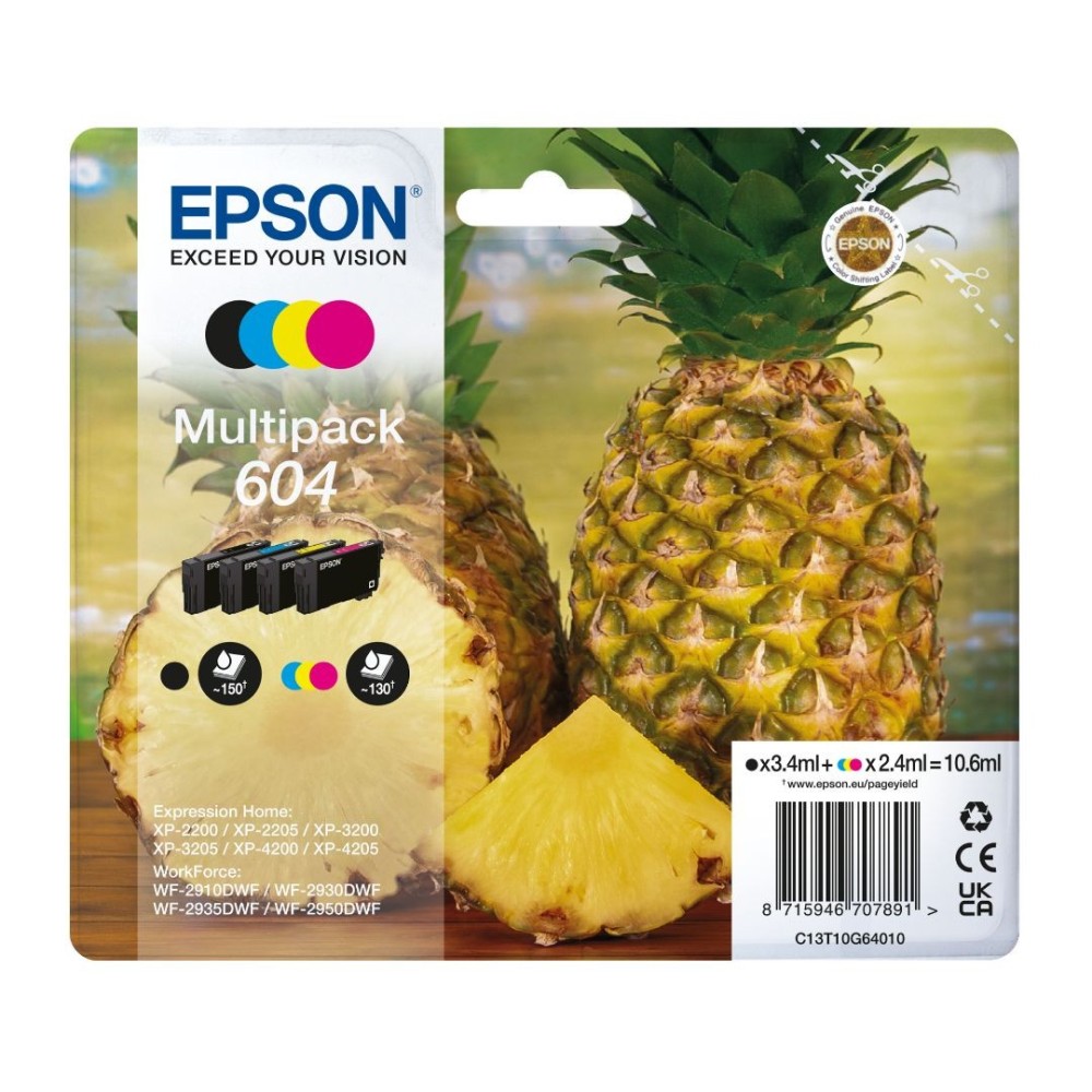 CARTUCCIA EPSON C13T10G64010 MULTIPACK 604