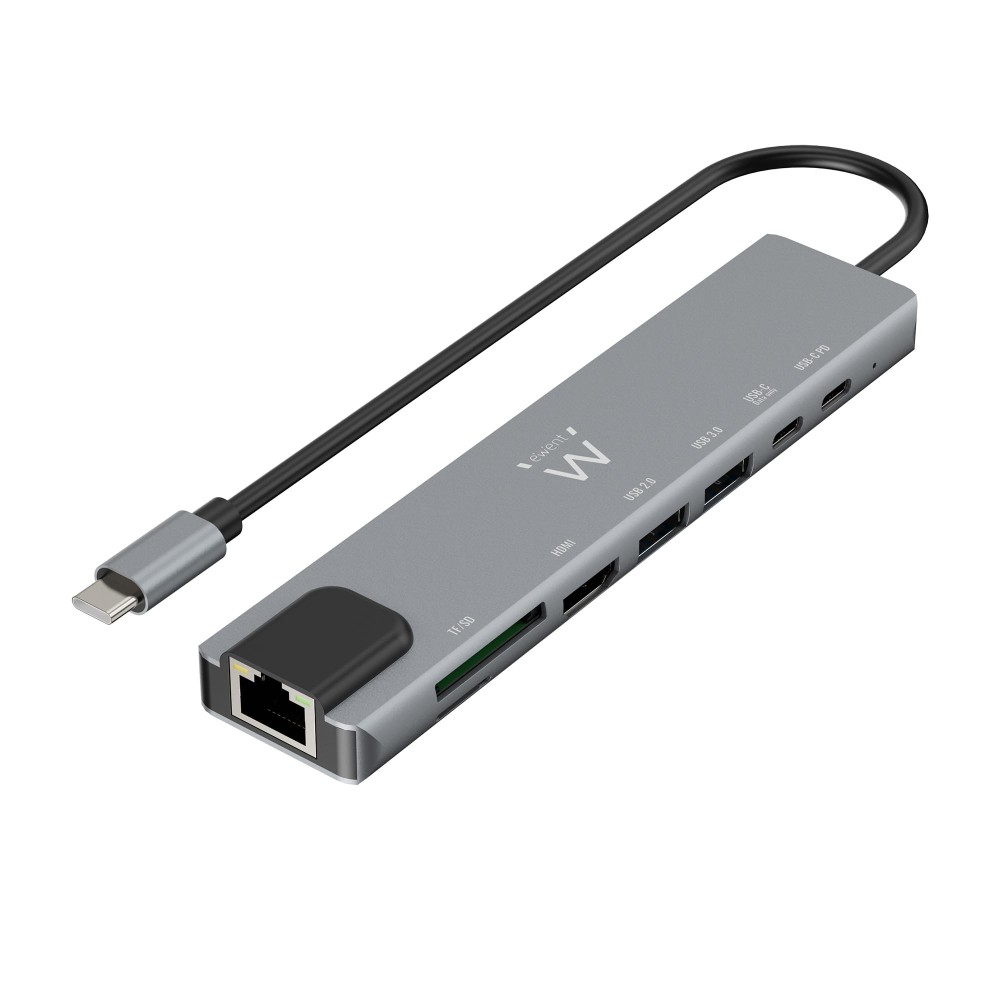 HUB EWENT USB-C HDMI 8 IN 1 EW1146