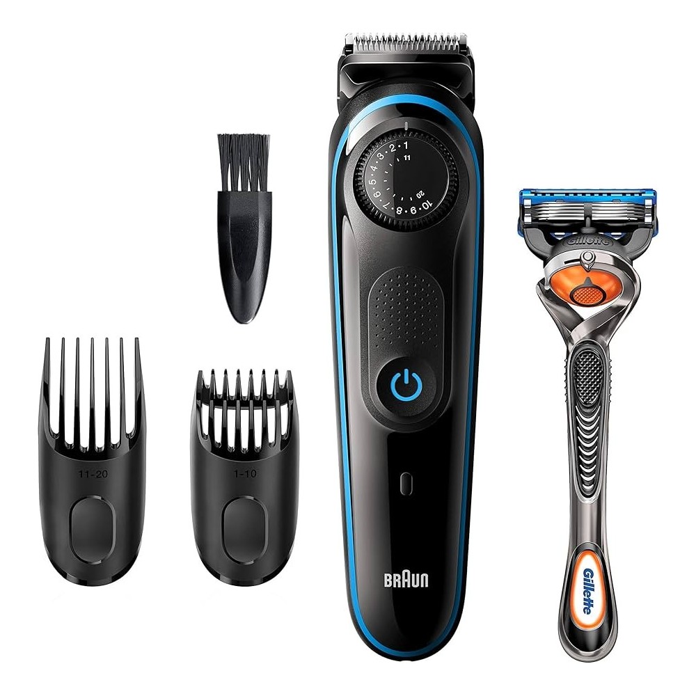 RASOIO ELETTRICO BARBA SERIE 3 BRAUN BT3240 BLACK/BLUE