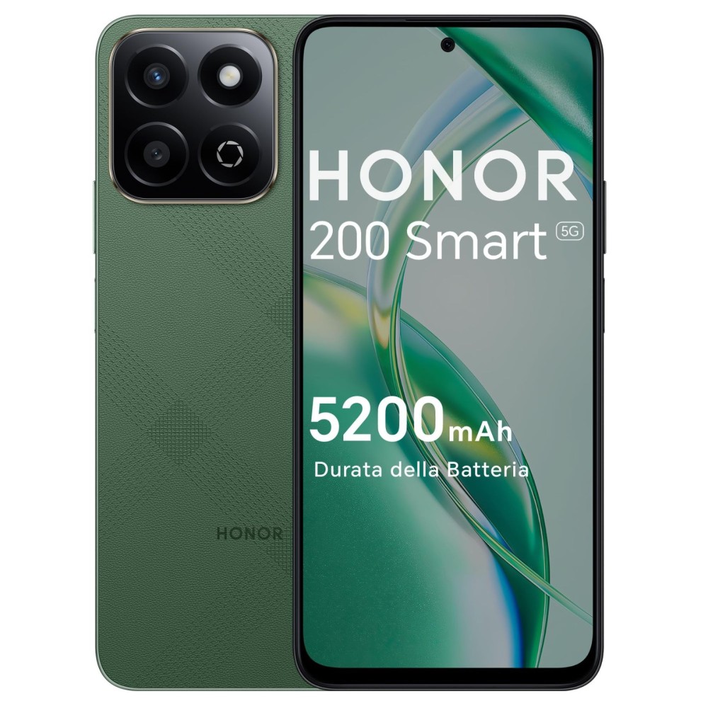 SMARTPHONE HONOR 200 SMART 5G 4256GB GREEN TIM