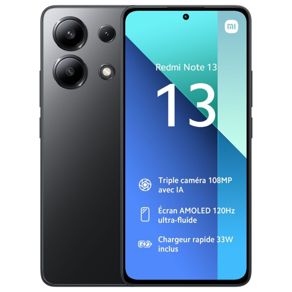 SMARTPHONE XIAOMI REDMI NOTE 13 NFC 8256GB DUOS BLACK ITALIA