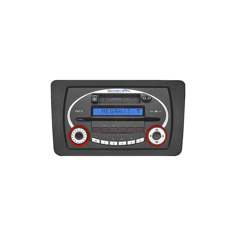 Autoradio 50Wx4 1.8DIN AM/FM lettore CD/MP3 display a colori regolabile Grundig CL-2300VW