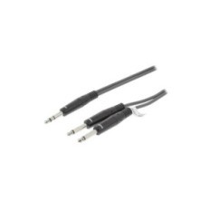 Cavo Audio 6.35mm Maschio Stereo - 2x 6.35mm Mono Maschio 5m 