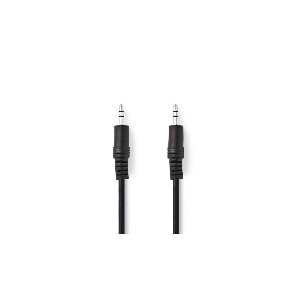 Cavo Audio Stereo jack audio maschio 35 mm 1m Nero