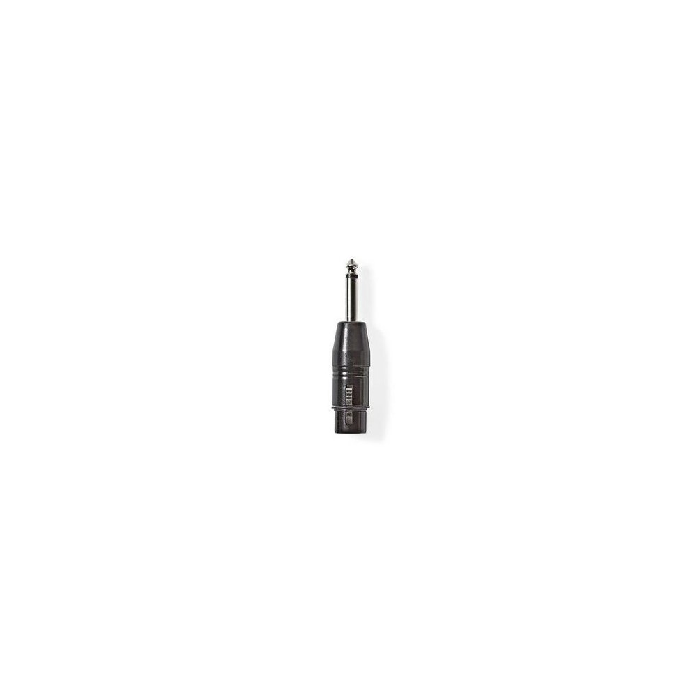 Adattatore XLR Mono - Femmina a 3 Pin XLR - Maschio da 635 mm - Nero