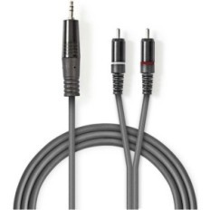 Cavo audio stereo 35 mm maschio-2x maschio RCA 1.5m