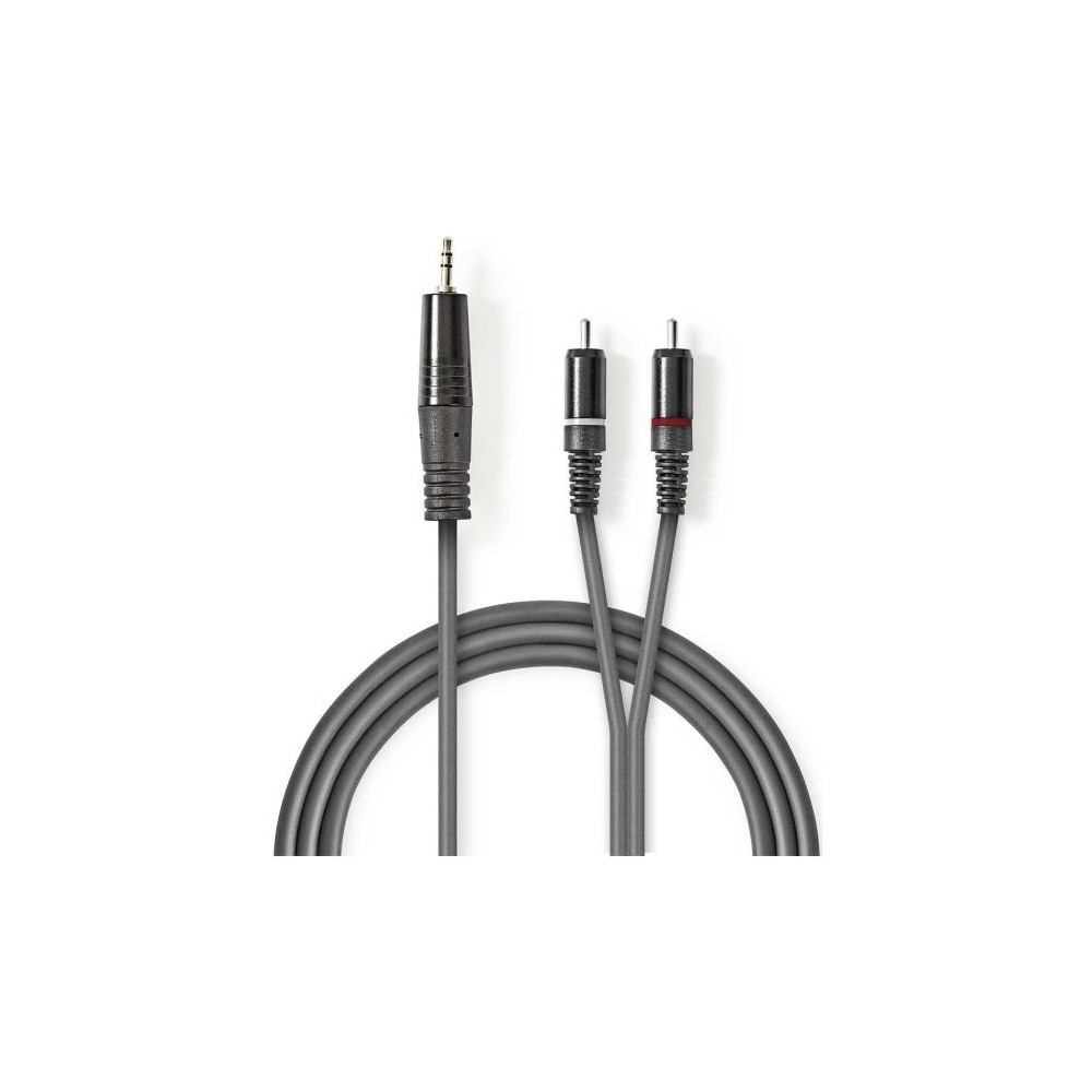 Cavo audio stereo 35 mm maschio-2x maschio RCA 1.5m