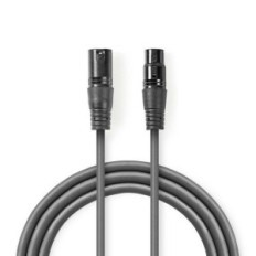 Cavo Audio XLR Bilanciato Maschio a 3 Pin XLR-Femmina a 3 Pin 3m