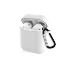 Cover protettiva in silicone per Airpods 1 & 2 (bianco)