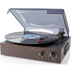 Giradischi trasmissione a cinghia con preamplificatore 33/45/78rpm conversione MP3 1xRCA stereo 18W