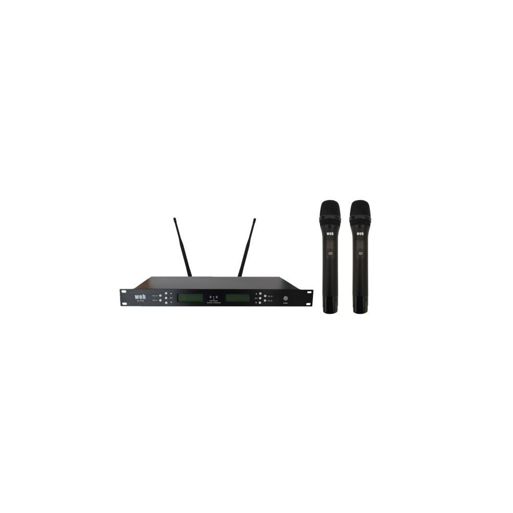 Microfono UHF wireless U-712S kit da 2