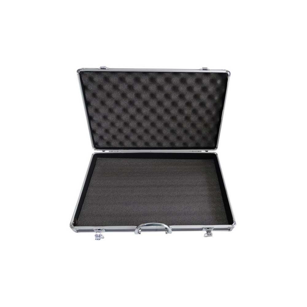 Valigia - Flight Case per microfoni nero/argento - 45x27.5x8cm