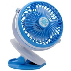 Ventilatore ricaricabile portatile con pinza - vari colori