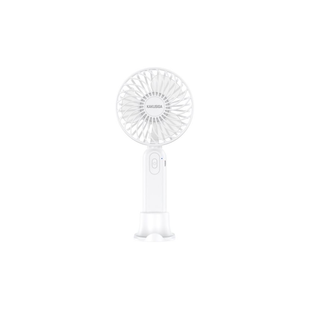 Ventilatore ricaricabile portatile con supporto da tavolo bianco KSC-1510