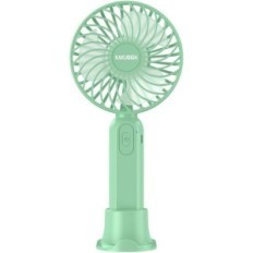 Ventilatore ricaricabile portatile con supporto da tavolo verde KSC-1510