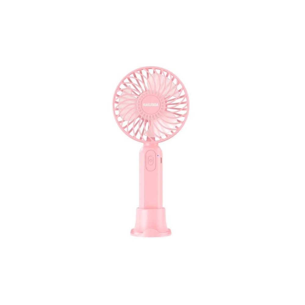 Ventilatore ricaricabile portatile con supporto da tavolo rosa KSC-1510