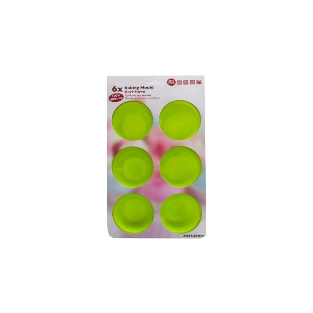 Stampo in silicone per forno 24x16.5x4 cm Lifetime Cooking - confezione 6 pezzi