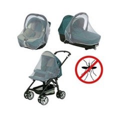 Zanzariera universale 3in1 per passeggino navicelle seggioloni auto 140x90cm