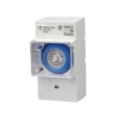 Timer analogico per guida DIN 3P giornaliero - 16A/250V