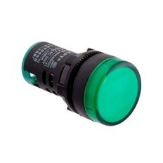 Indicatore luminoso da pannello 220V - verde