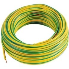 Cavo elettrico unipolare FS17 450/750V 1x4mm² matassa da 100m - giallo/verde