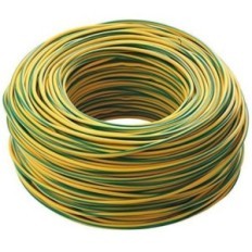 Cavo elettrico unipolare FS17 450/750V 1G1.5mm² matassa da 100m - giallo/verde