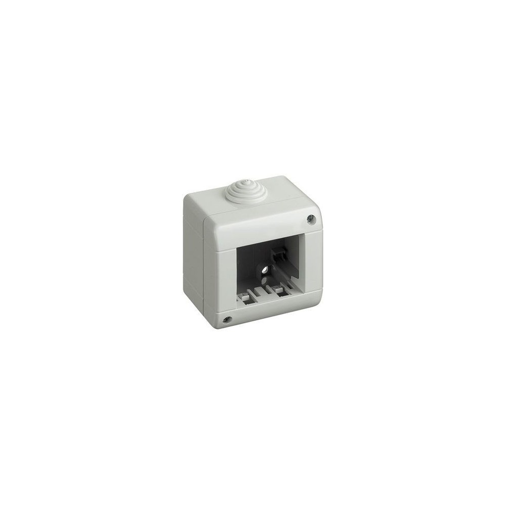 Box 2 moduli 6.5x8cm Bianco compatibile Vimar Plana