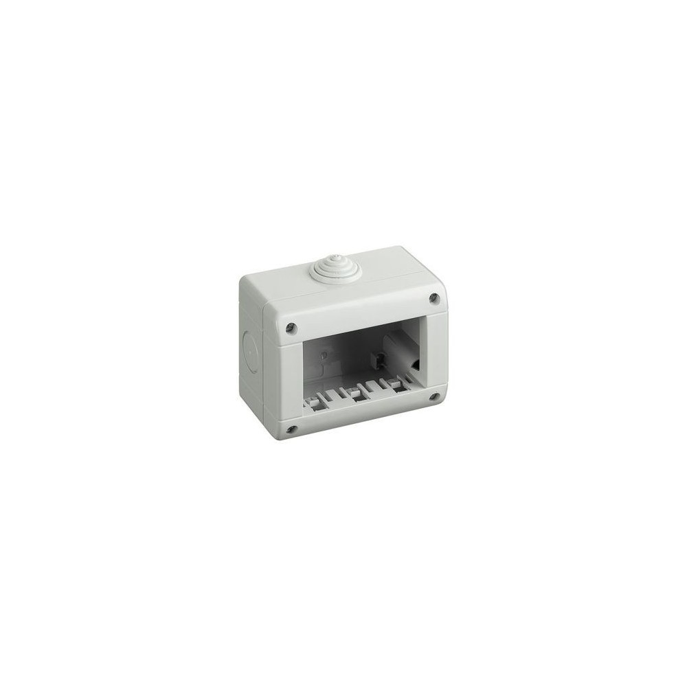 Box 3 moduli 10x8cm Bianco compatibile Vimar Plana