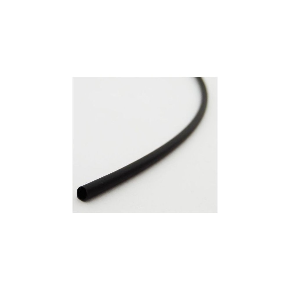 Guaina termorestringente diametro 3mm nero 1m