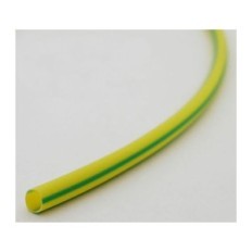 Guaina termorestringente diametro 3mm giallo-verde 1m