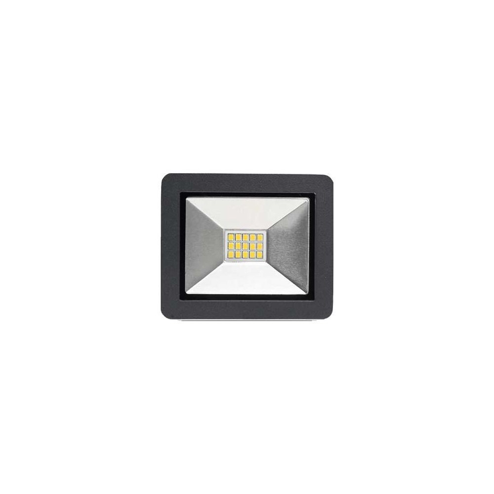 Faretto slim LED 10W - luce fredda - nero