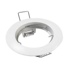 Supporto per faretto GU10 da incasso Φ80mm bianco