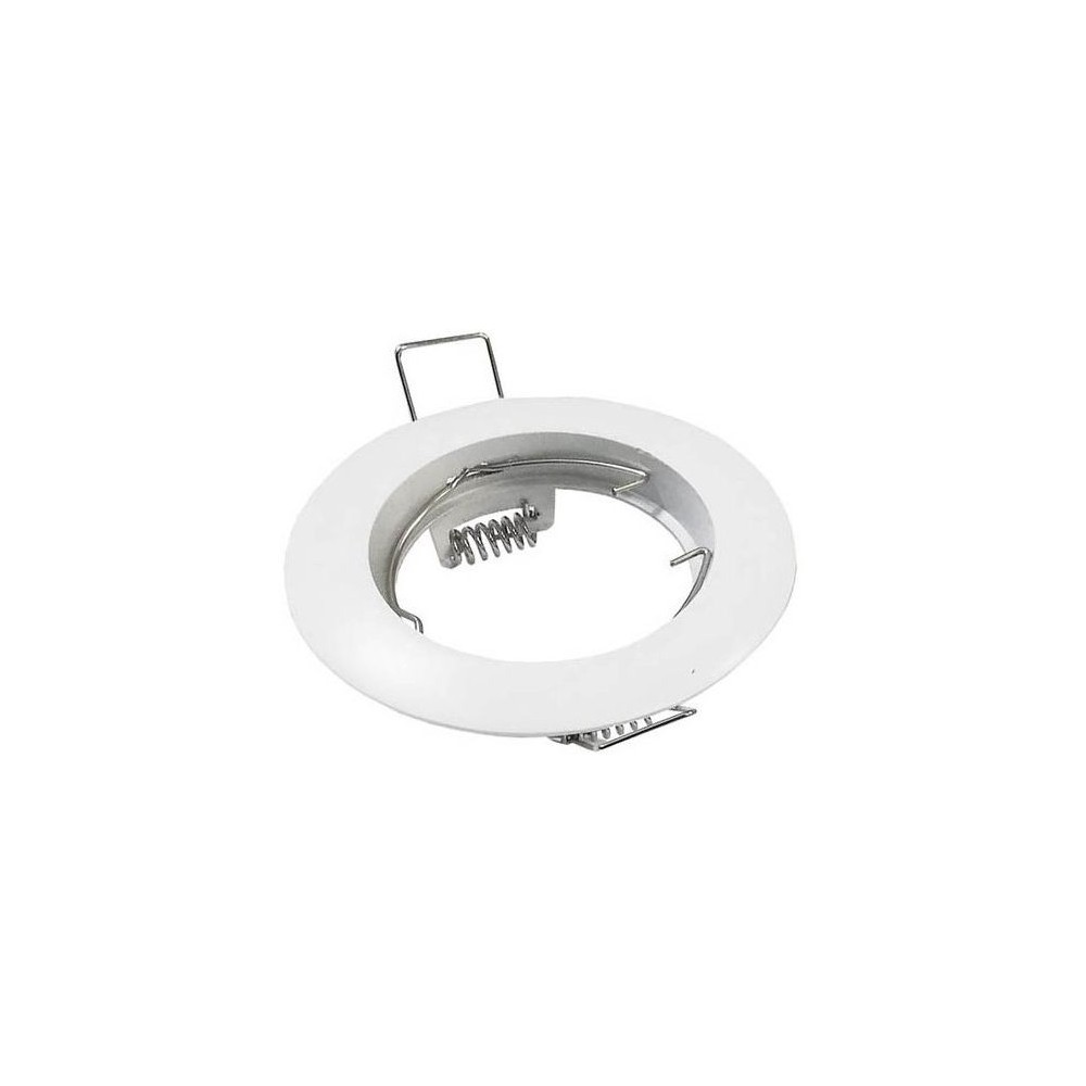 Supporto per faretto GU10 da incasso Φ80mm bianco