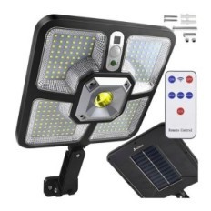 Lampada LED solare 8W con telecomando