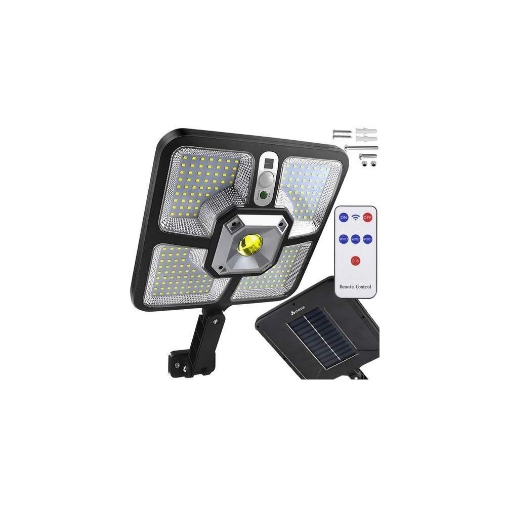 Lampada LED solare 8W con telecomando