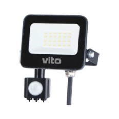 Faro LED da esterno con sensore PIR 10W 1000lm luce fredda 6000k