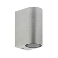 Lampada applique da esterno 2xGU10 98x145x67mm IP44 grigio