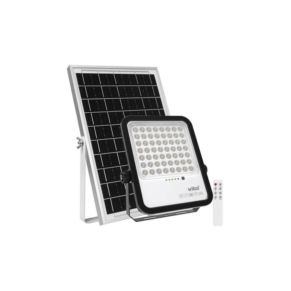 Faretto solare LED 250W 2750Lm 6000K luce fredda IP65