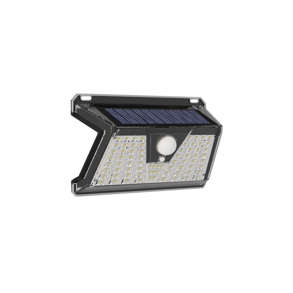 Faretto solare LED 3W 170Lm luce fredda con sensore PIR e crepuscolare