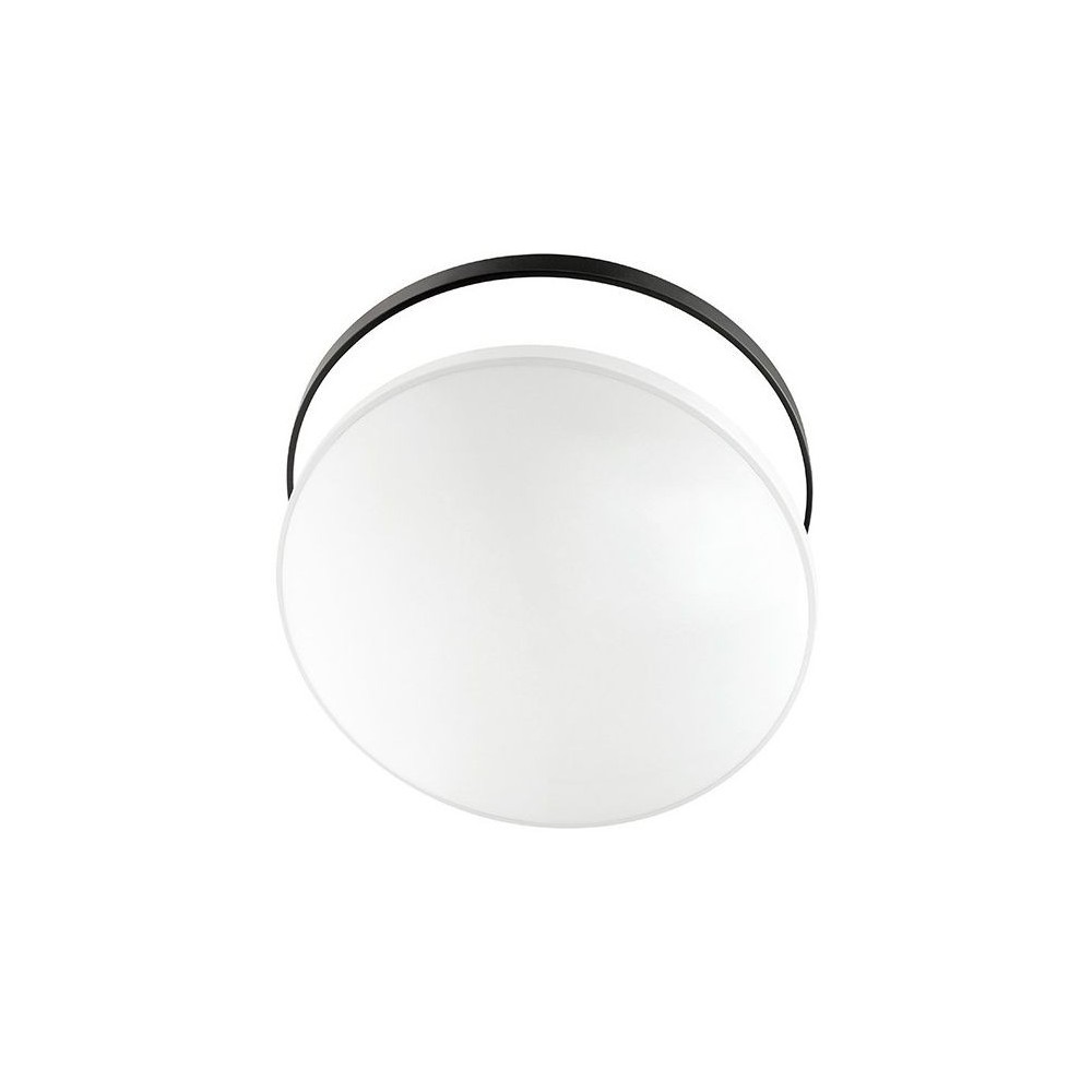 Plafoniera LED per interni 24W 4000K luce naturale Φ330*H55 bianconero