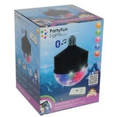 Lampada con effetti luce e speaker integrati E27 Party Fun Lights