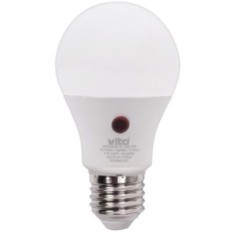 Lampadina LED con sensore crepuscolare E27 9W 835Lm 6400K luce fredda