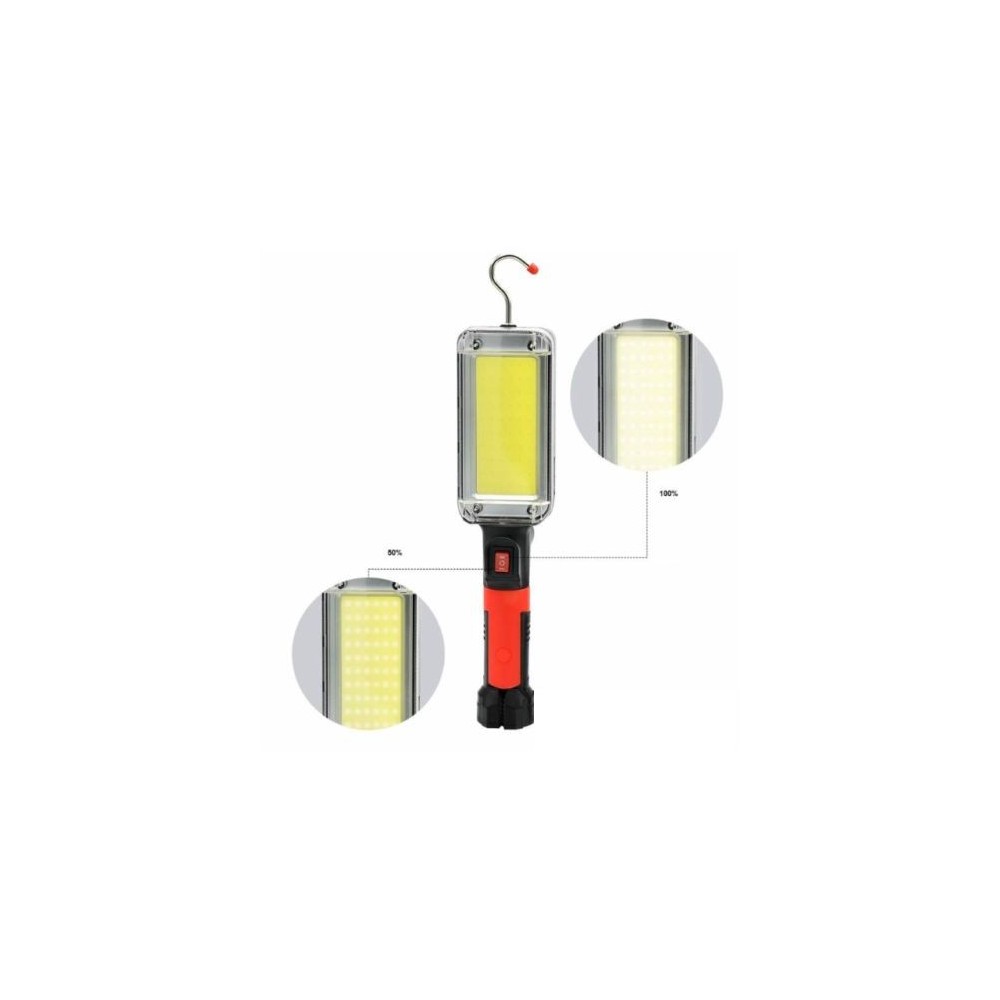 Lampada COB LED da lavoro ricaricabile 700lm 20W 5000K 60LED