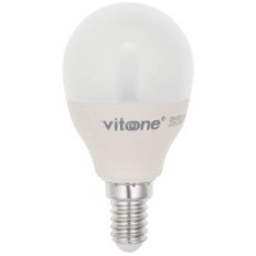 Lampadina LED mini globo E14 7W 514Lm 2700K luce calda Vito