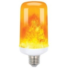 Lampadina LED effetto fiamma E275W 1400K luce calda Vito